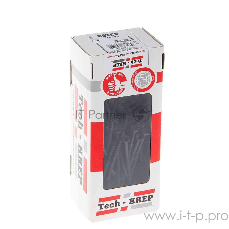 Саморез 4.2х90 гипсокартон-дерево (уп.50шт) коробка Tech-Krep 112219