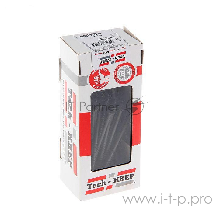 Саморез 4.8х100 гипсокартон-дерево (уп.25шт) пакет Tech-Krep 125473