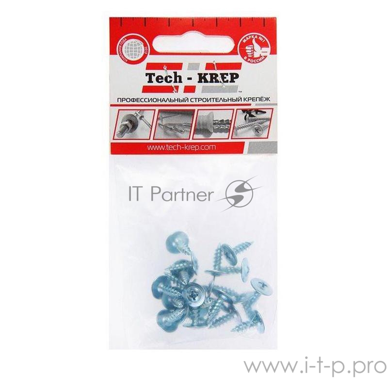 Саморез для тонкого метал. листа 4.2х13 (уп.22шт) пакет Tech-Krep 102387