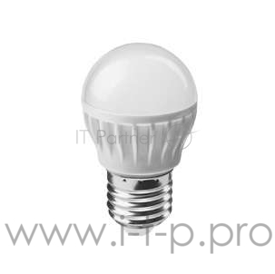 Лампа светодиодная 61 137 OLL-G45-8-230-6.5K-E27 ОНЛАЙТ 61137