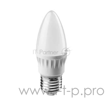 Лампа светодиодная 71 634 OLL-C37-8-230-2.7K-E27-FR 8Вт свеча 2700К тепл. бел. E27 560лм 176-264В ОНЛАЙТ 71634