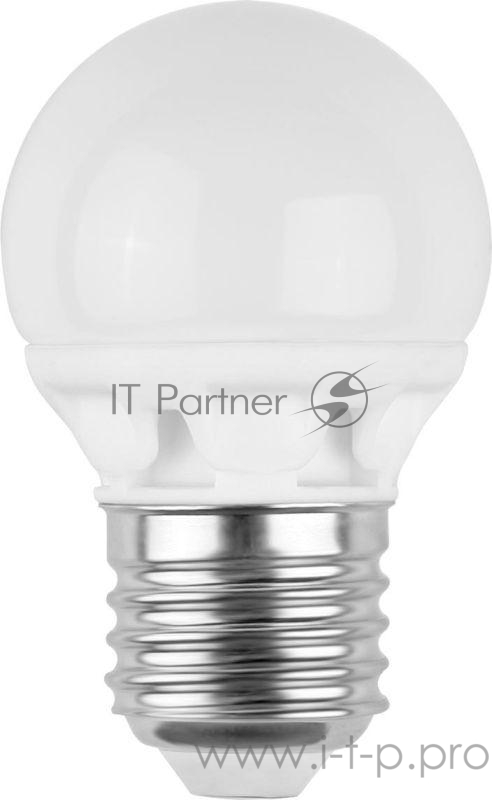 Лампа светодиодная LED3-G45/830/E27 3Вт шар 3000К тепл. бел. E27 245лм 220-240В Camelion 11374