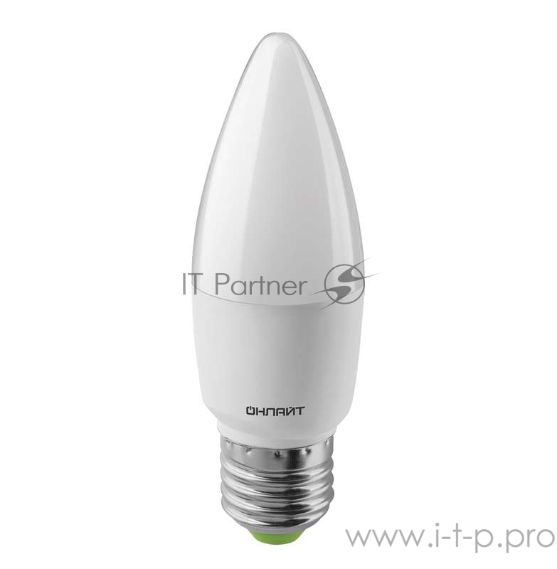 Лампа светодиодная 61 961 OLL-C37-10-230-6.5K-E27-FR ОНЛАЙТ 61961