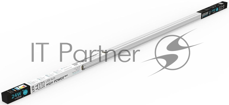 Лампа светодиодная Elementary T8 24Вт 4000К G13 2000лм 1200мм стекло Gauss 93024