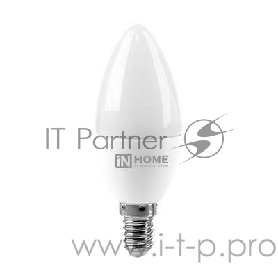 Лампа светодиодная LED-СВЕЧА-VC 11Вт 230В E14 3000К 990лм IN HOME 4690612020464