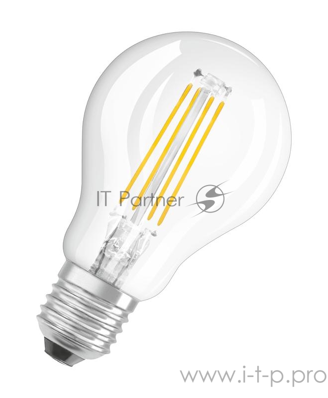 Лампа светодиодная филаментная LED STAR CLASSIC P 60 5W/827 5Вт шар 2700К тепл. бел. E27 600лм 220-240В прозр. стекло OSRAM 4058075212510
