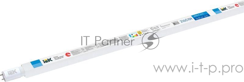 Лампа светодиодная T8 24Вт линейная 230В 6500К G13 IEK LLE-T8-24-230-65-G13