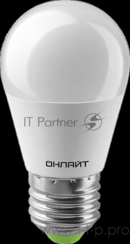 Лампа 82 912 OLL-G45-10-230-2.7K-E27-PROMO 10Вт ОНЛАЙТ 82912