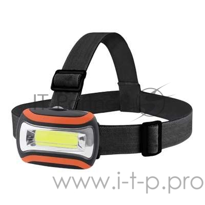 Фонарь налобный HL 07O LED 3ААА 3 реж. оранж. IN HOME 4690612031835