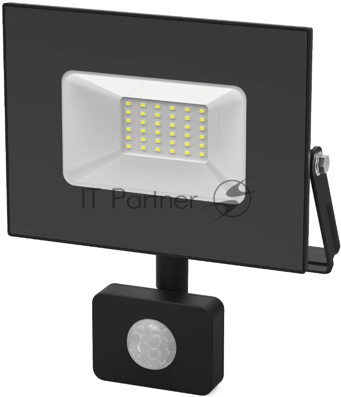 Прожектор светодиодный Elementary 50Вт 3500лм IP65 6500К с датчиком движения Gauss 628511350