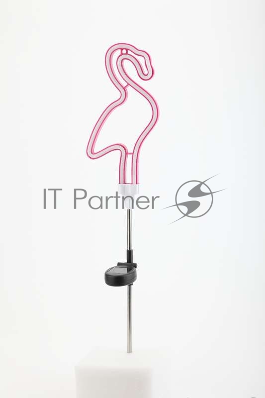 Светильник садовый неоновый ERASF012-30 Фламинго солнечная батарея ЭРА Б0044238