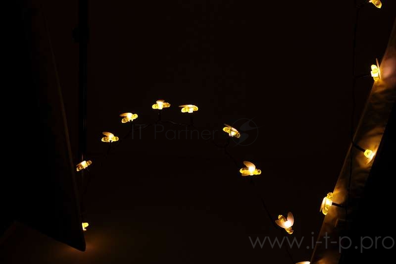 Гирлянда садовая ERASG024-03 ЭРА Пчелки 5.8м солнечная батарея ЭРА Б0044218