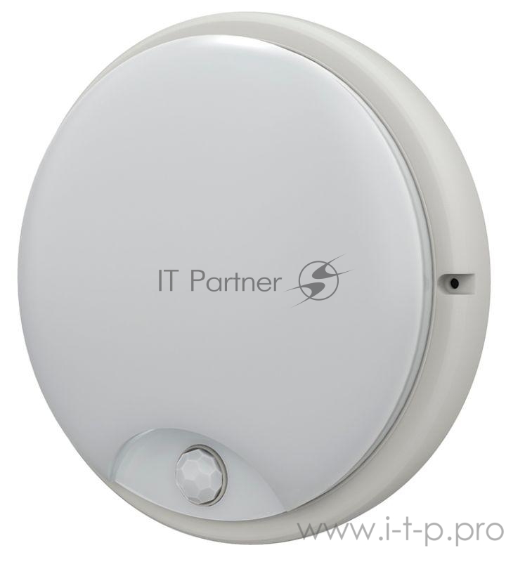 Светильник светодиодный ДПО 4100Д 12Вт 4000К IP54 круг бел. ИК ДД IEK LDPO0-4100D-12-4000-K01