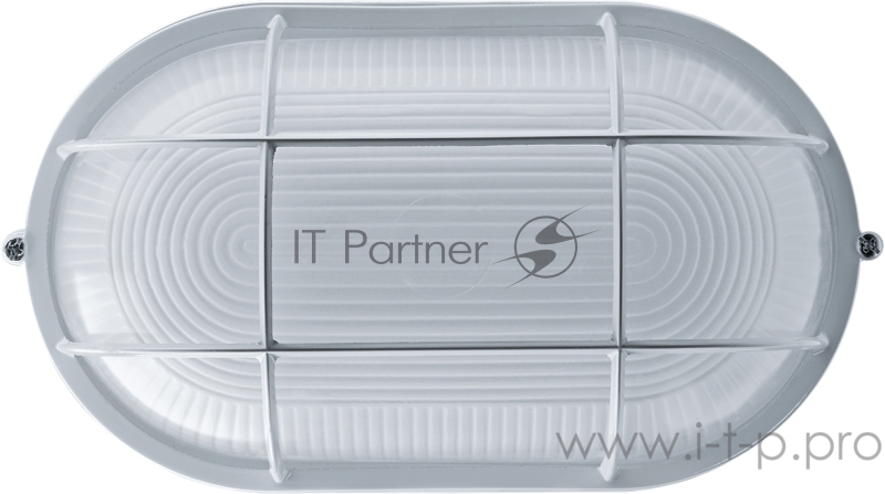 Светильник ЛОН 94 805 NBL-O2-100-E27/WH 1х100Вт E27 IP54 ( НПБ 1202 бел. овал с решеткой 100Вт) Navigator 94805