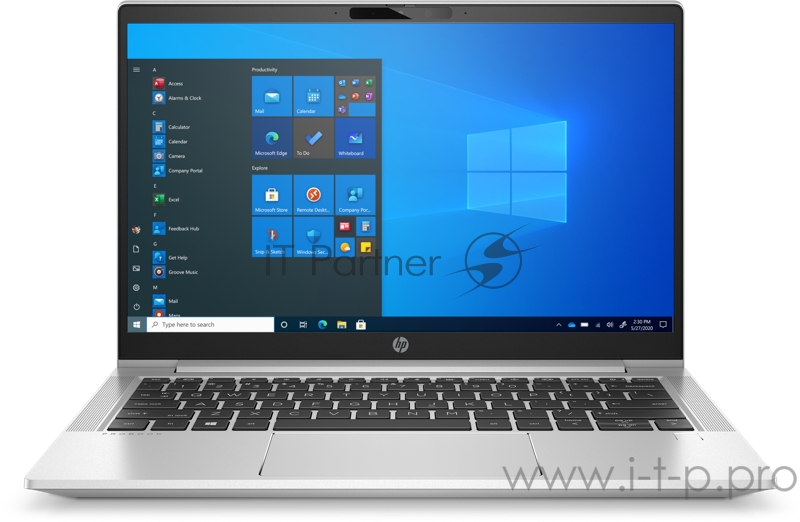 Ноутбук UMA i5-1135G7 430 G8 13.3 FHD AG UWVA 250 HD 16GB (2x8GB) DDR4 3200 512GB PCIe NVMe Value /W10p64/1y / 720p /Clickpad Backlit /Pike Silver with Service Door/ FPS