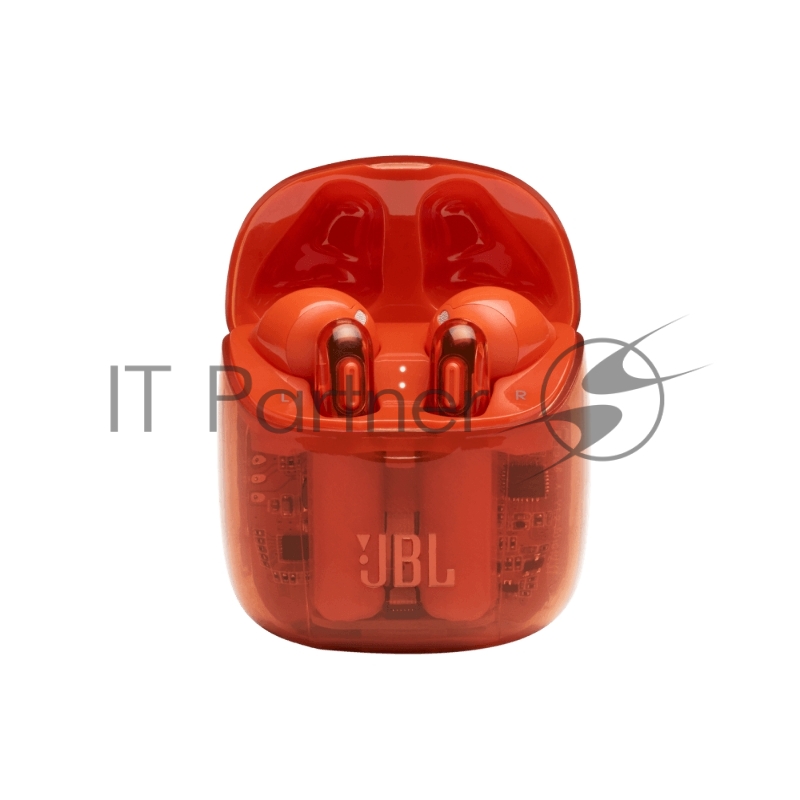Гарнитура вкладыши JBL T225 TWS ghost orange беспроводные bluetooth в ушной раковине (JBLT225TWSGHOSTORG)