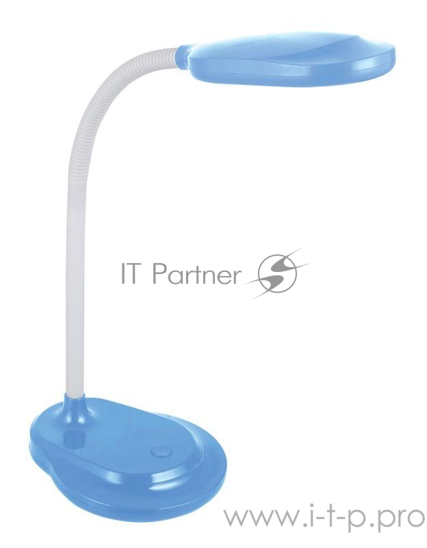 Светильник настольный UF-735 С13 LED 9Вт голуб. Ultraflash 14188