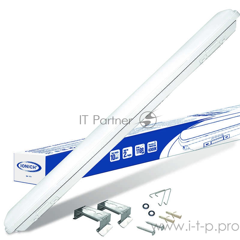 Светильник светодиодный 36Вт 4000К IP65 1200мм ДСП линейный УХЛ2 IONICH 1573