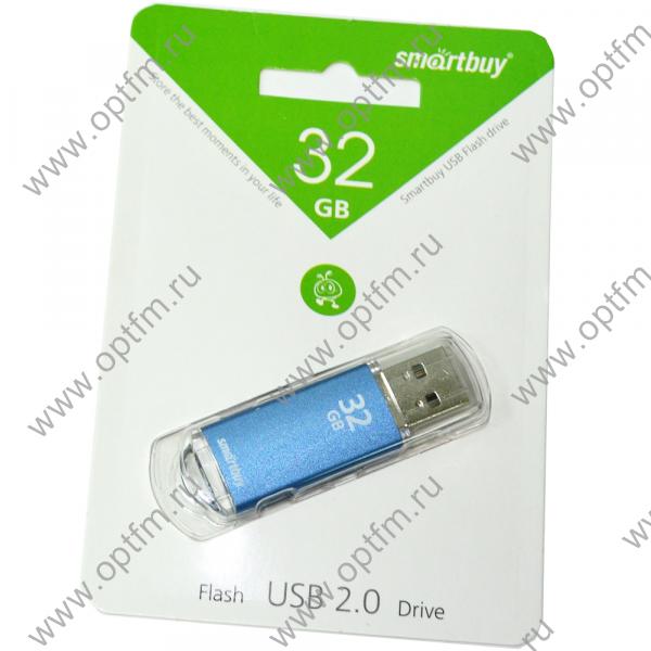 32GB USB 2.0 Flash Drive SmartBuy V-Cut синий (SB32GBVC-B)