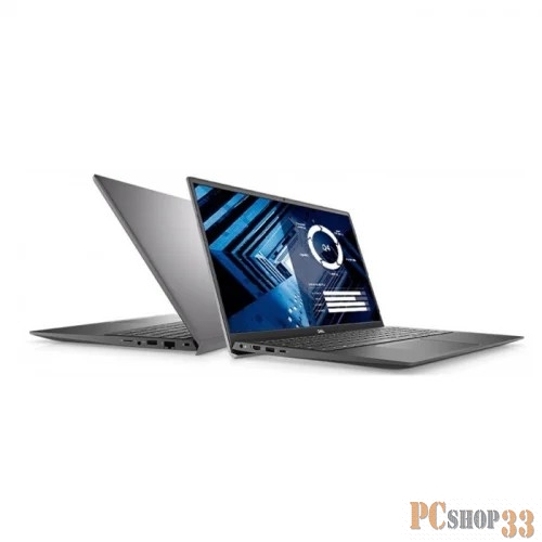 Ноутбук Vostro 5502 Core i5-1135G7 (2.4GHz) 15,6 FullHD WVA Antiglare 8GB (1x8GB) DDR4 256GB SSD Intel® Iris® Xe Graphics 3cell (40 WHr),FPR,TPM,Linux 1y NBD gray