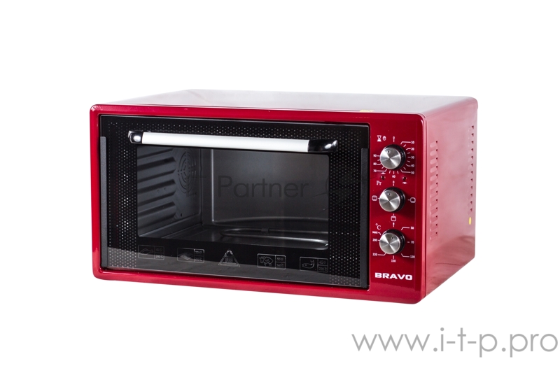 Мини печь BRAVO FO-45R красная 45л