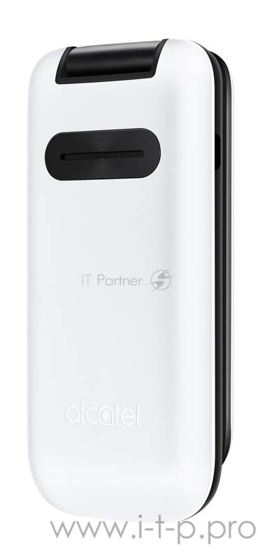 Мобильный телефон Alcatel 2053D OneTouch белый раскладной 2Sim 2.4 240x320 0.3Mpix GSM900/1800 GSM1900 MP3 FM microSD max21Gb