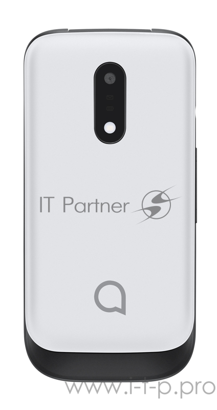 Мобильный телефон Alcatel 2053D OneTouch белый раскладной 2Sim 2.4 240x320 0.3Mpix GSM900/1800 GSM1900 MP3 FM microSD max21Gb