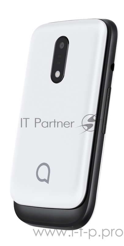 Мобильный телефон Alcatel 2053D OneTouch белый раскладной 2Sim 2.4 240x320 0.3Mpix GSM900/1800 GSM1900 MP3 FM microSD max21Gb