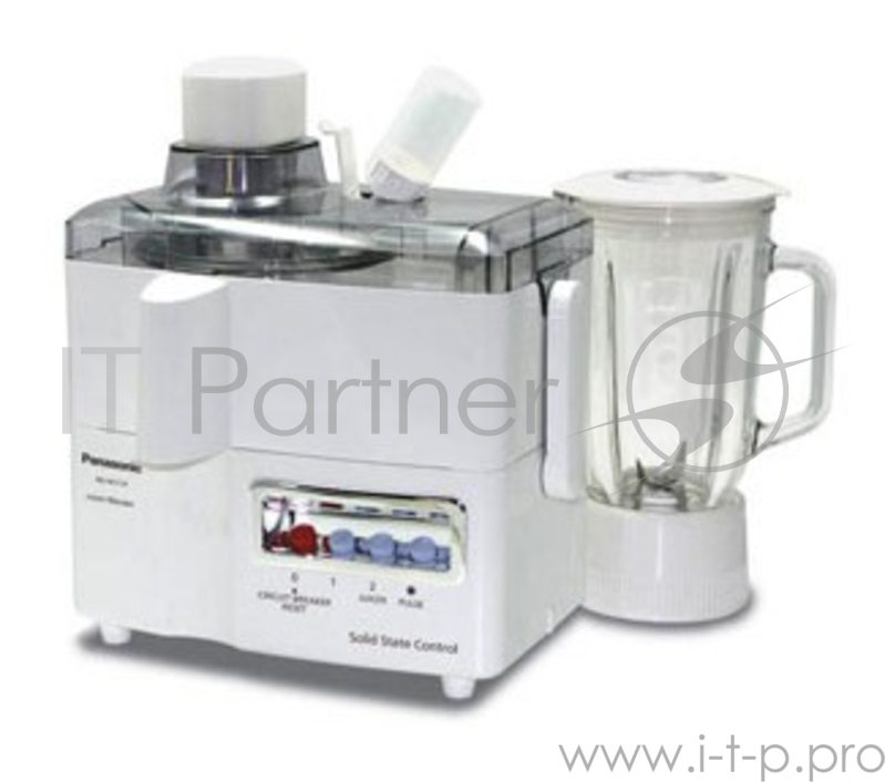 Соковыжималка центробежная Panasonic MJ-M171PWTQ 230Вт рез.сок.:1000мл. белый