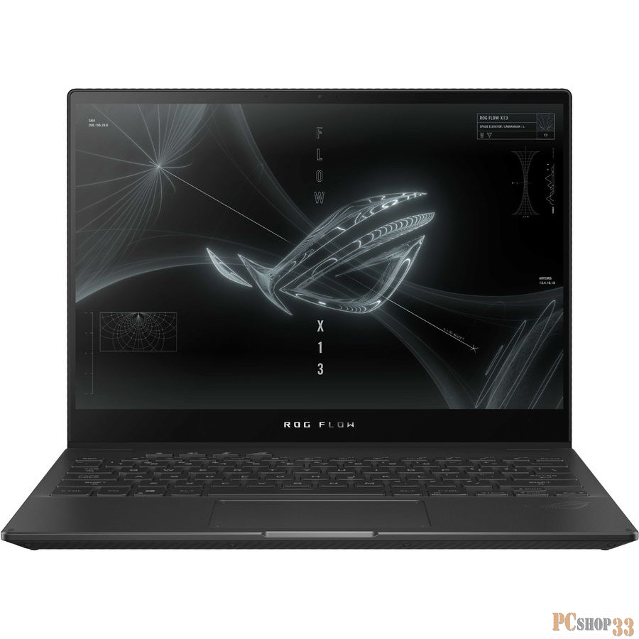Ноутбук ASUS ROG Flow X13 GV301QH-K6092T Q1 13.4 WUXGA 120Hz Touch ASUS ROG Flow X13 GV301QH-K6092T Q1 13.4 WUXGA 120Hz Touch/R7-5800HS/16GB/512GB SSD/GTX 1650 4Gb/W10/Off Black