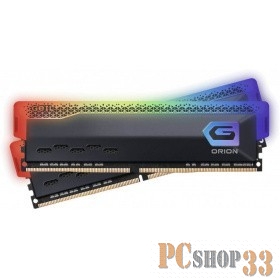 Модуль памяти DDR4 16GB (2*8GB) Geil GOSG416GB3200C22DC Orion RGB PC4-25600 3200MHz CL22 1.2V titanium gray