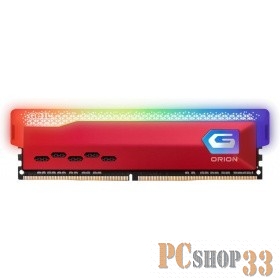 Модуль памяти DDR4 8GB Geil GOSR48GB3200C16BSC Orion Red RGB PC4-25600 3200MHz CL16 1.35V racing red