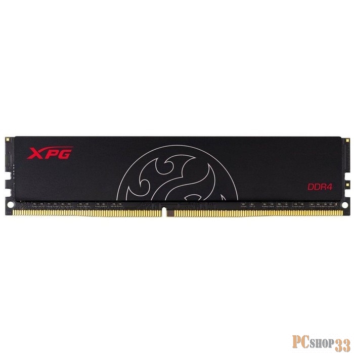 Модуль памяти 32GB ADATA DDR4 3200 DIMM XPG HUNTER Black Gaming Memory AX4U320032G16A-SBHT Non-ECC, CL16, 1.35V, Heat Shield, RTL