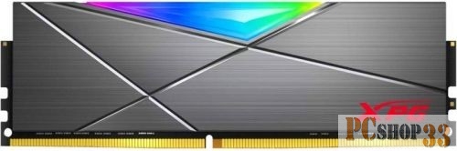 Модуль памяти 32GB ADATA DDR4 3200 DIMM XPG SPECTRIX D50 RGB Grey Gaming Memory AX4U320032G16A-ST50 Non-ECC, CL16, 1.35V, Heat Shield, RTL
