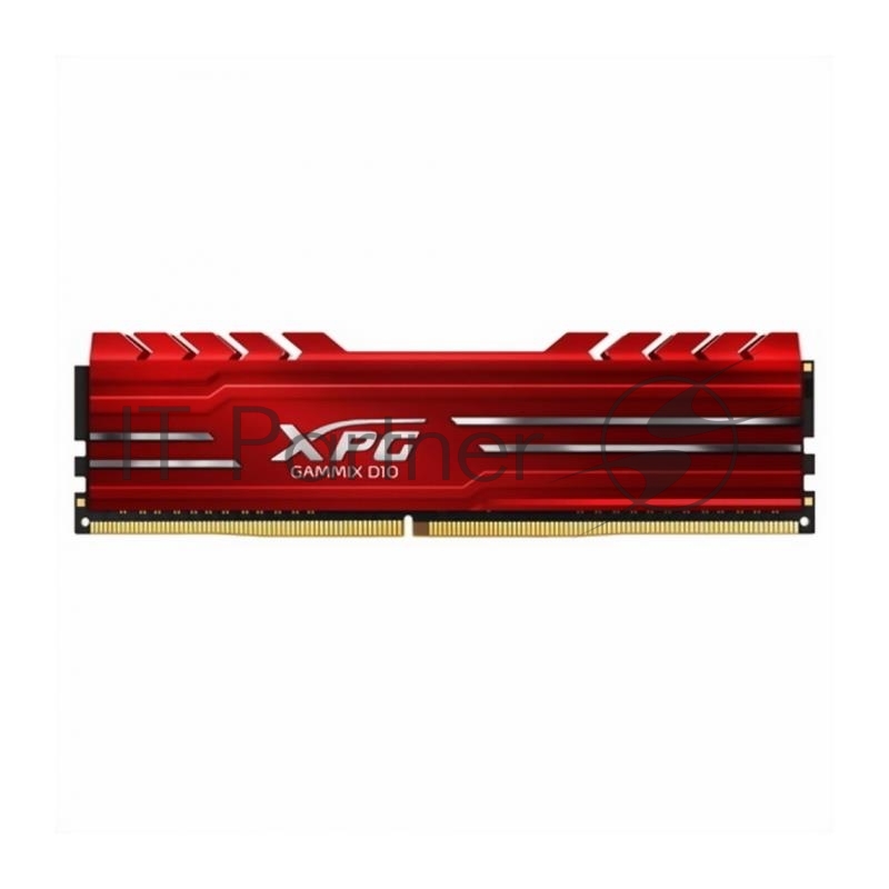 Модуль памяти 8GB ADATA DDR4 2666 DIMM XPG GAMMIX D10 Red Gaming Memory AX4U26668G16-SR10 Non-ECC, CL16, 1.2V, Heat Shield, RTL
