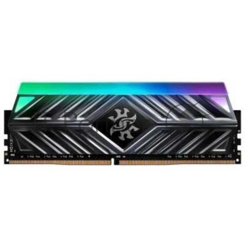 Модуль памяти 8GB ADATA DDR4 3000 DIMM XPG SPECTRIX D41 RGB Grey Gaming Memory AX4U30008G16A-ST41 Non-ECC, CL16, 1.35V, Heat Shield, RTL