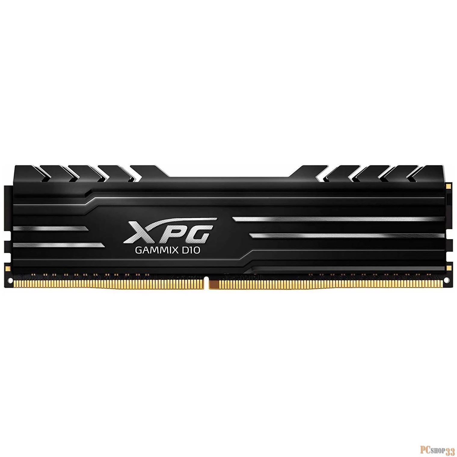 Модуль памяти 8GB ADATA DDR4 3600 DIMM XPG GAMMIX D10 Black Gaming Memory AX4U36008G18A-SB10 Non-ECC, CL18, 1.35V, Heat Shield, RTL