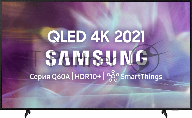 Телевизор QLED Samsung 55 QE55Q60AAUXRU Q черный/Ultra HD/50Hz/DVB-T2/DVB-C/DVB-S2/US TV (RUS)