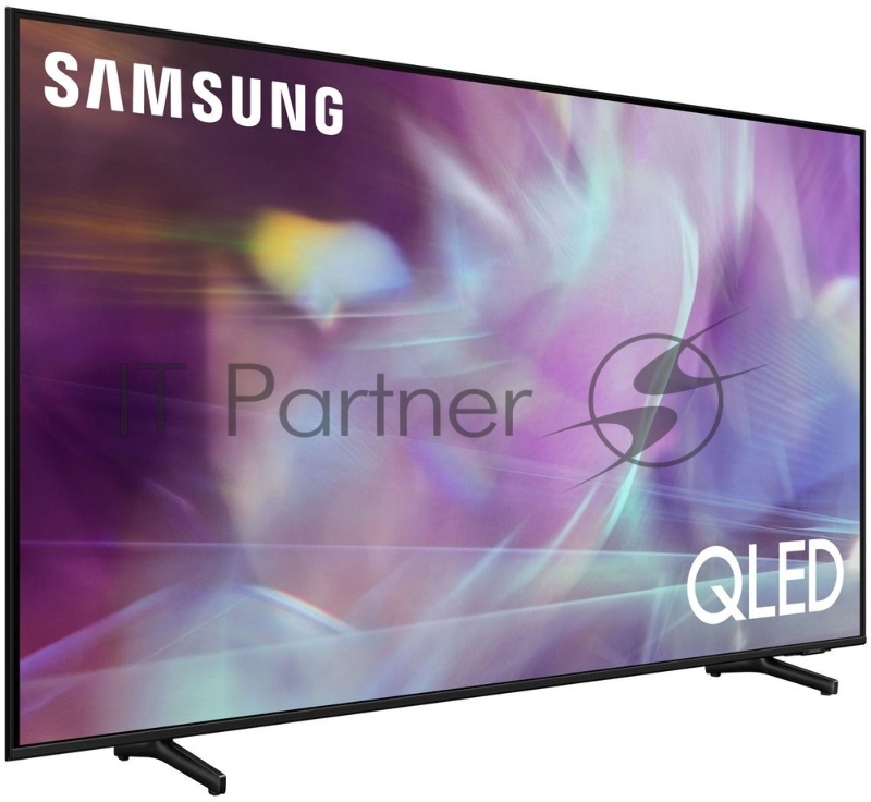 Телевизор QLED Samsung 55 QE55Q60AAUXRU Q черный/Ultra HD/50Hz/DVB-T2/DVB-C/DVB-S2/US TV (RUS)