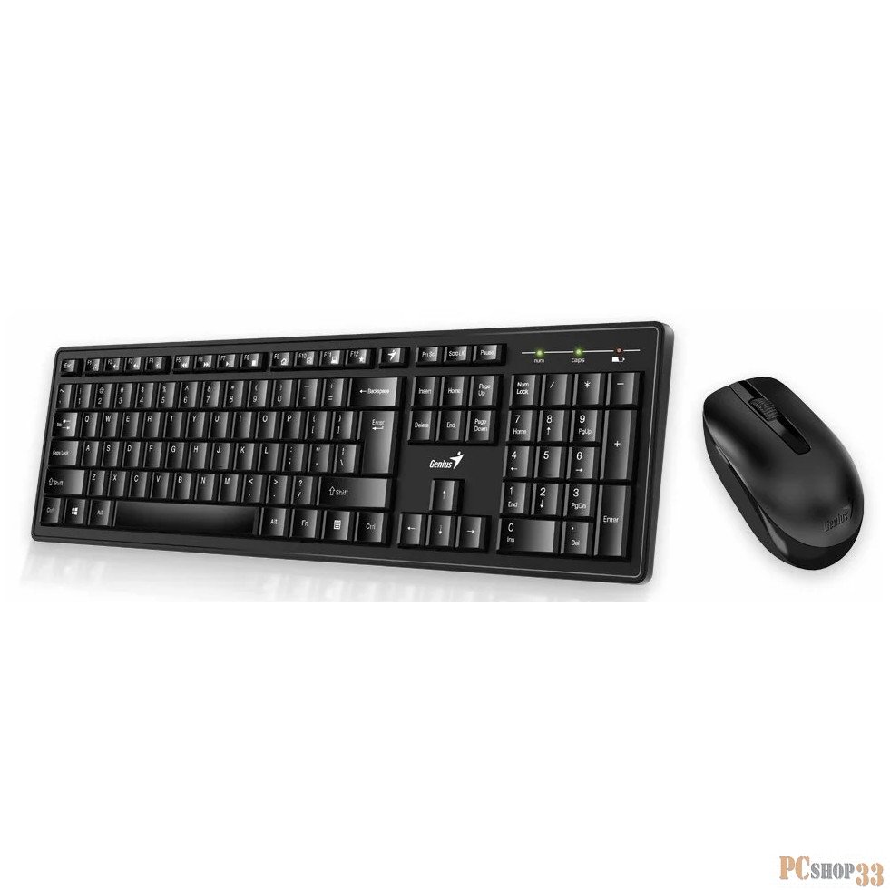Комплект беспроводной Genius Smart KM-8200 multifunctional wireless combo, black