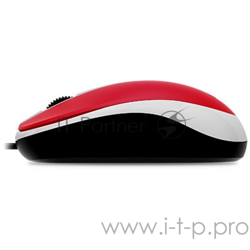 Мышь Genius Mouse DX-120 (Cable, Optical, 1000 DPI, 3bts, USB) Red