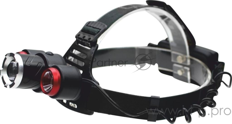 Фонарь налобный СИБИРСКИЙ СЛЕДОПЫТ Эон, 1L, zoom, 3 режима, аккум, 220B+12B/60