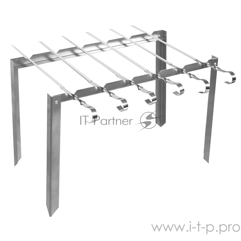 Мангал BOYSCOUT каркасный Таганок 420*250*40 мм, в чехле, сборный + 6 шампуров в коробке