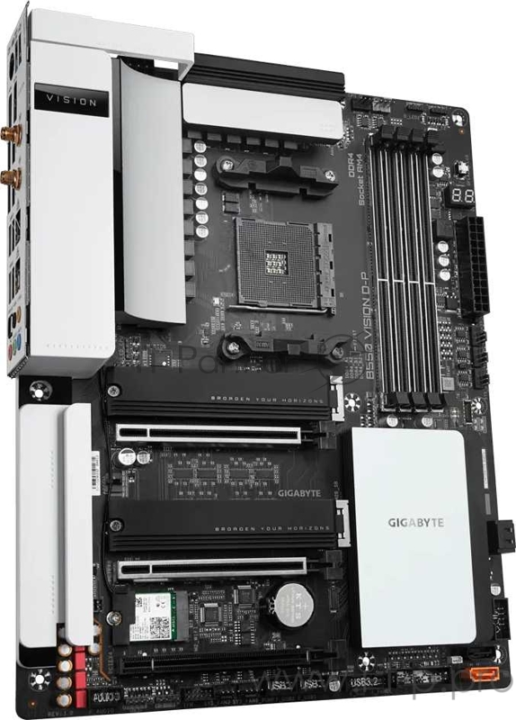 Материнская плата GIGABYTE B550 VISION D-P (AMD B550 SAM4 ATX)