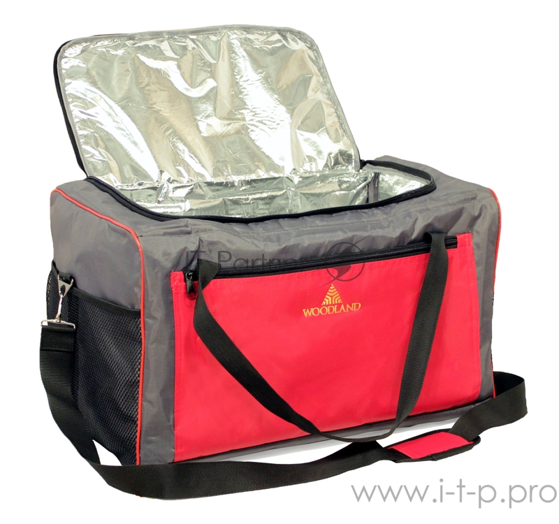 Сумка изотермическая Woodland ISOTERM 45 л., бордово-черный