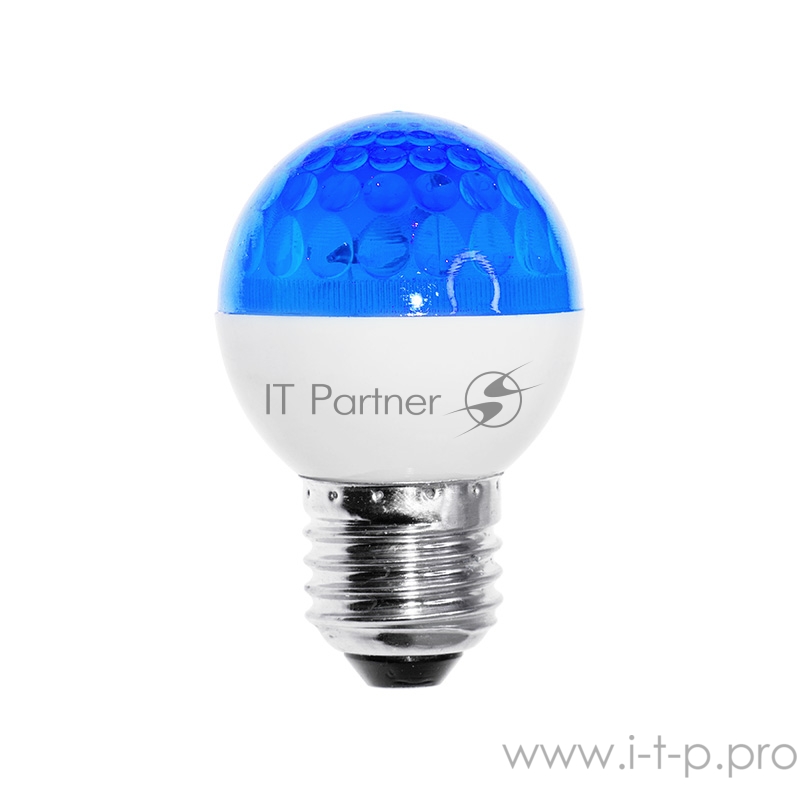 Лампа строб e27 Ø50мм синяя