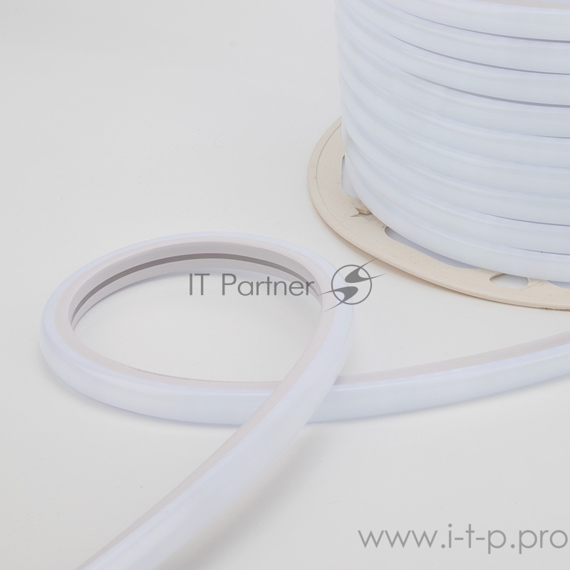 Гибкий неон LED SMD, форма – D, 16х16 мм, белый, 120 LED/м, бухта 50 м