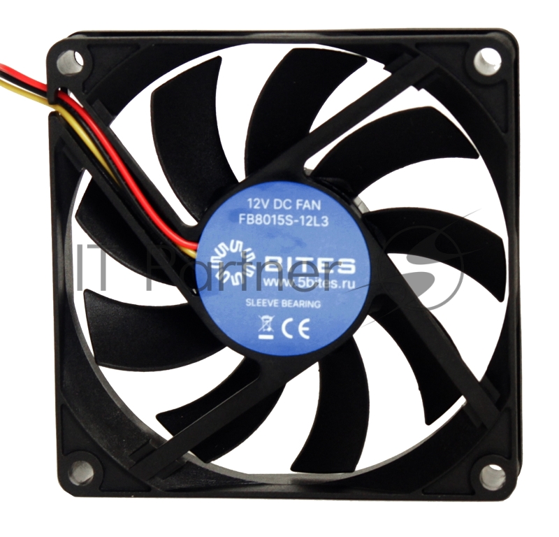 5bites Вентилятор FB8015S-12L3 80X15 / SLEEVE / 2000RPM / 3P