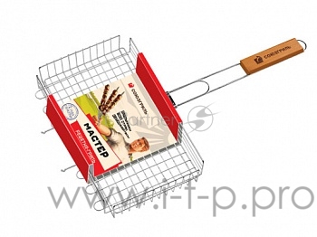 Решётка-гриль СОЮЗГРИЛЬ универсальная (с регулируемой высотой), 23х37 см, УЦЕНКА