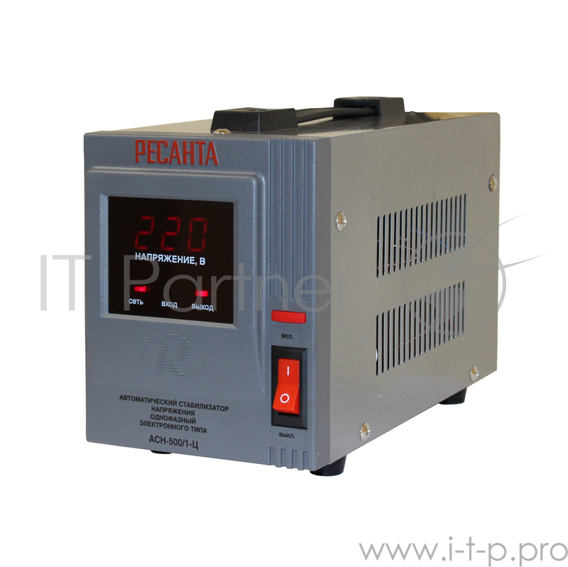 Стабилизатор напряжения Ресанта АСН- 500/1-Ц 63/6/1